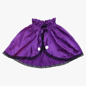 Girl's  Purple Short Cape 3T/4T